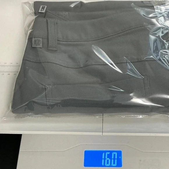Lululemon ABC Classic-Fit 5 Pocket Pant Warpstreme Stretch Gray W36 - Picture 14 of 14